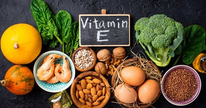 cải thiện khô hạn với vitamin E